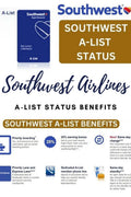 Southwest Airlines A-List Status Fast Track Challenge (Instant A-List Status)