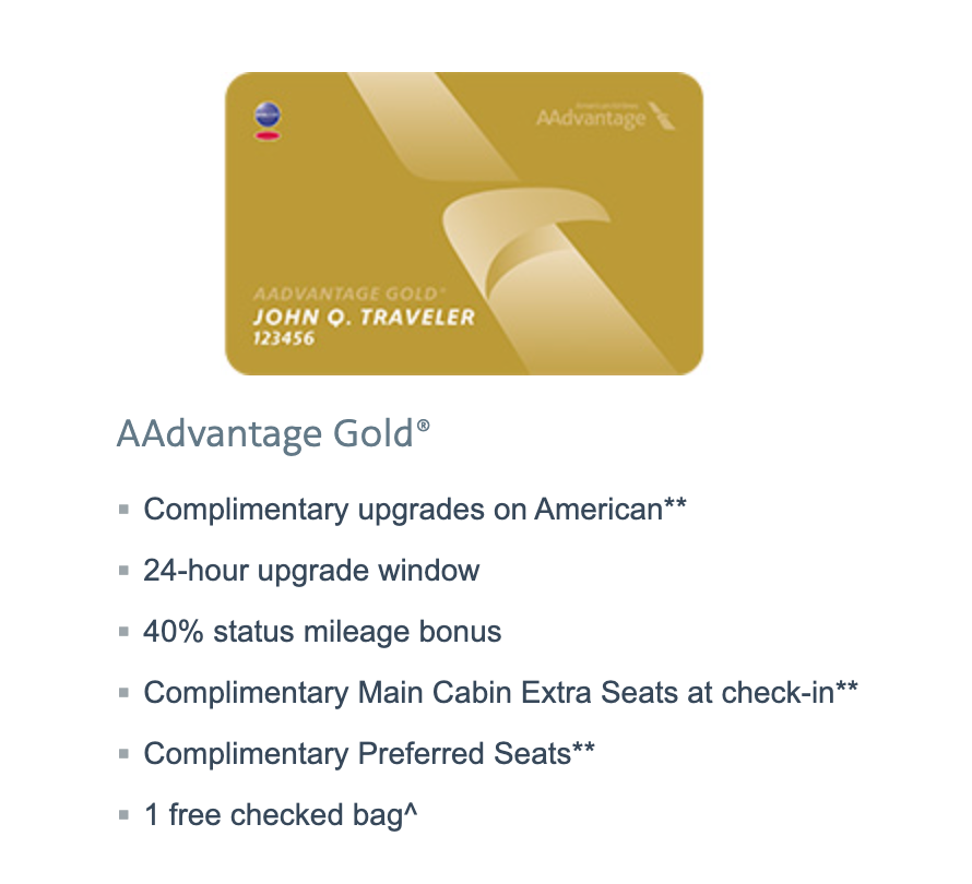 American Airlines Gold Challenge